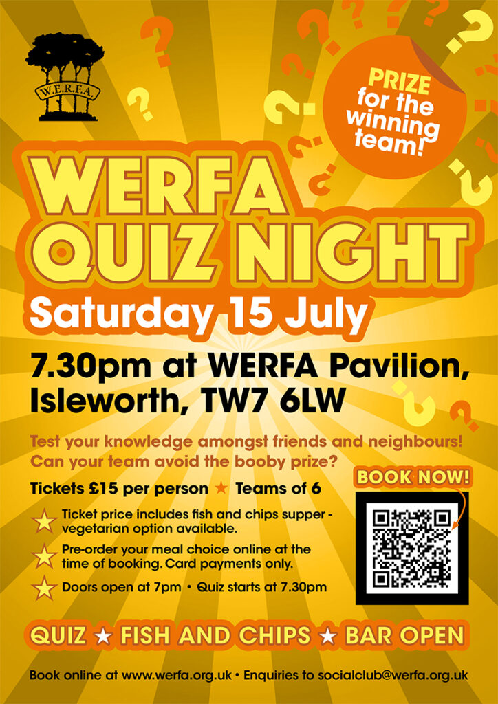 The WERFA Xmas Party 2022