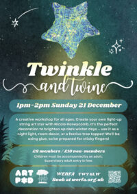 Twinkle and Twine Star String Art Workshop, Sunday 21st December
