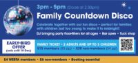 Family Countdown Disco, Wednesday 31st December