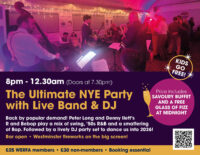 The Ultimate NYE party with live band & DJ, Wednesday 31st December